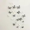 Autocollants muraux 18pcs 3d Black and White Butterfly Sticker Art Decal Decoration Decoration Room Decor PLDI889