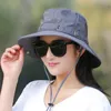 Duże brzegi rybakowy czapka odwracalna hawaje koreańskie wiosenne letnie kapelusz dla mężczyzn Kobiet Streetwear Panama Hat Bob Hiphop Buskets Cap 240419
