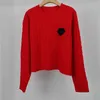 24 Womens Knitwear Fried Dough Twists Weave Loose Version Round Neck Long Sleeve Pullover New Year Style