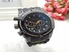 Luksusowy Invincible 100 Funkcja Zegar Analog MEN TRYB KWARTZ RELOJ HOMBRES Drop3966941