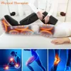Masseur de jambes brillant avec chaleur et compression - masseur de jambe complet pour la circulation, le soulagement de la douleur et l'enflure - 3 types de chaleur, 3 modes, 3 intensités