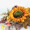 Fleurs décoratives 30 cm Couronne d'automne Décorations de porte de porte Couronnes de porte Fived-Star Fivedmmade Thanksgiving Day Home Decoration