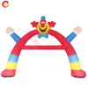 Outdoor Activiteiten Aangepaste Outdoor opblaasbaar Mooie Clown Arch 10MW (33ft) met Blower Carnival Party Event Clown Archway te koop