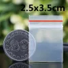 Оптовые маленькие ювелирные украшения сумки Ziplock 500pcs Self Seelce Lock Reclosable прозрачные пластиковые пакеты 8 Мил мини -замок на молнии пакетики 08 quotx12165997 ZZ