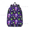 Sacs Space Astronauts Alien Cats Sac à dos pour adulte ou étudiant sac à école psychédélique Trippy Cat Bags Unisexe Canvas Canvas Daypack Gift