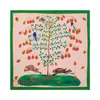 Sciarpe birdtree 16mm seta gelso originale Kerchief 2024 quattro stagioni disegnate a mano Donne dolce sciarpa romantica A43335QC