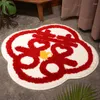 Carpets 3D Wedding Decoration Carpet Entrance Door Floor Mat Red Decorate Doormats Non-slip Rugs Living Room Decor Big Rug