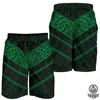 Mäns shorts White Zeeland Maori Warrior Tattoo Hawaii Beach Short Trunks Swim Gym Ice Board Pants