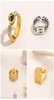 Luxusdesignerinnen Frauen Love Ring 925 Silber Goldringe Kupfer Mode Schmuck Spiralring Hochzeitsfeier Diamant Alphabet Accessoire 4318298