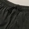 Herren Shorts Schwarze Tarn Cargo 2024 Sommer Freizeit Arbeit Hosen Männer Eis Shreds Draw String Sport laufen kurze Mann