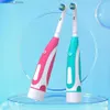 Tandenborstel elektrische tandenborstel roteren ronde kop volwassen zacht haar inductie volledig automatisch mannelijk en vrouwelijk paar set compatibele borstelhoofd y240419