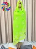 Ethnische Kleidung Luxusschal hochwertiges Baumwoll Dubai Afrikanische Frauen Islamische Liebesmuster Stickerei Spitze viele Farbe