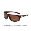 Männer Sonnenbrillen Modemarke Tagion Polarisierte Sonnenbrille Männliche Freizeitsport -Fahrrad -Wanderbrille UV400 Schutz P006 240408