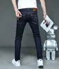 Men's Jeans Designer Autumn and Winter Business Leisure Light Luxury Slim Fit Pants Medium Low Waist LL7262