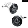 Freemason Masonic manschettknappar och tuxedo -studs som är set för men presentförpackade män smycken eller tillbehör frimurer gåvor för män. 240412