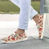 Casual Shoes InstantArts MushroomSflorals Lace-Up Flats Män kvinnor inomhus utomhus sneakers unisex mode slip på loafers