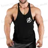 T-shirts masculins gilet de gymnase Muscle homme singulet Men de débardeur masculin