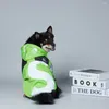 Abbigliamento per cani Abbigliamento Verde Blazer Giacca per pet per pet per mantello per mantello per mantello da pericolo.