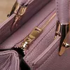 Echte 2024 lederen dames tas mode grote schouder koehide handheld crossbody simpel en veelzijdig