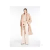 Płaszcz damski kaszmirowy płaszcz designerski płaszcz mody Maxmaras Teddy Coat Meat Pink