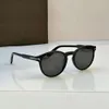 Kvinnors designer för män klassisk retro euro amerikansk stil runda ramglasögon kvalitet acetat solglasögon vardagliga modekläder uv 7387