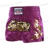 Men's Shorts New Kids Boy Girl Muay Thai Shorts Women Men Bjj Boxers Mma Boxing Pants Kickboxing Trousers Grappling Fight Training T240419