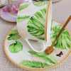 Kaffekrukor Europeisk stil Retro Bone China Flower Cup och Saucer Set English Afternoon Tea Gift Court Style