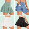 Cloud Hide Fiess Tennisröcke Badminton Golf S-XXXL Rock High Taille Shorts Frauen Sports Running Sport Girls Plissee Skorts