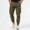 Pantaloni da uomo uomo carico casual con più tasche design alla caviglia per comodi pantaloni da usura eleganti