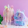 Borse dolci unicorno peluche per bambini zaino zaino per ragazze borse scolastiche per zaino carino da viaggio da viaggio mochila escolar nina