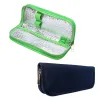 Sacs 2x Insuline Feed Travel Case diabétique Médicament Organisateur Coide Bag Navy Bleu