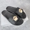 Lyxdesigner tofflor Nya modeklassiker Palazzo Sandaler Casual Shoe Mule Men Women Sandal Sliders Metal Logo Slipper Summer Platform Flat Slide Wholesale #6