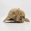 Berets Damen Sommerweiche Baumwolle Sonnenschutz Eimer Hut Outdoor Strand Verstellbare Visorhüte Feste Farbfischfischer Kappe