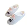 Slippers Cute Plush Sea Seal Indoor Fabric Shoes Rubber Bottom Girl Female Women