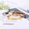 Designer Caritraes Bracelet Luxury Fifth Generation Tournevis Love Titanium Steel Plated 18K Rose Gold Batch