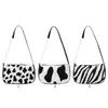 Bag Fashion Skulle Female Animal Zebra zebra Modella catena Prugna Prugna Pulsa semplice ogni giorno