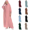 Vêtements ethniques Etosell Eid Hooded Femmes musulmanes Hijab Prayer Garment Jilbab Abaya Long Khimar Couverture complète Ramadan Rabe Islamic Cabille Niqab