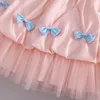 Elegante erste Kommunion Taufe Geburtstagskleid Baby Kostüme Kinder Prinzessin Pailletten Party Little Brautjungfer Kleinkindkleider