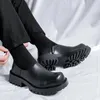 Casual Buty Designer Women Mens Gruste platforma formalny okrągłe palce na skórzane mężczyźni duże rozmiar 36-44