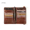 Wallets Genuine Leather Business Card Holder Wallet Passport Credit Card Id Holders Wallets Travel Cardholder Card Pack Clutch Bags