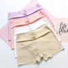 Culotte de femmes pour femmes sous-pants de soie de glace mous sous-vêtements femelles shorts confortables sous la jupe boxer de grande taille Boxer