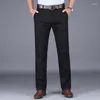 Męskie spodnie 2024 Bawełniane proste luźne swobodne spodnie duże wielkość garnitur biznesowy