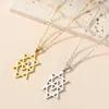 Chains Likgreat en acier inoxydable David Collier Star Hexagram Amulet juif religieux Israël Cadeaux de bijoux égyptiens pour hommes femmes