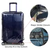 20-30inch Luggage Cover Transparent Protector Waterproof Thickened Suitcase Cover PVC Rolling Cover for Traveling Suitcase 240418