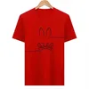 2024 Psyco Bunny قمصان أمريكية المصمم جمجمة أرنب نمط القطن Tshirt Tees Men Laze Business Disual Shorts Summer T-Shirt Lyu8