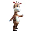 High quality Giraffe Mascot Costumes Halloween Fancy Party Dress Cartoon Character Carnival Xmas Easter Advertising Birthday Party Costume Outfit