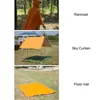 Raincoats Raincoat Rain Cape Poncho Picnic Mat Multifunctional Waterproof Tent Camping Riding Shelter Protection Tools Fruit