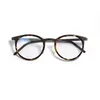 Lunettes de soleil Frames Vintage Titanium Round Eyeglasses Cadre Unisexe Dan Design Screwear Lunes 9704 Men de MyPia Prescription pour hommes