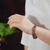 Link Armbänder 10 mm natürliches Wassermelonenquarzarmband Frauen schöne bunte Kristall Energiereheilung Mode Edelsteinschmuck 1pcs