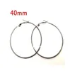 100pcs Vintage Gold Silver Glass Class Charming Hoops Dangle Drop para mujeres Regalos de joyería 40 mm Accesorios de joyería de bricolaje P23152716